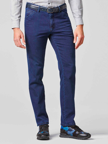 Meyer Super-stretch katoenen wol-denimchino