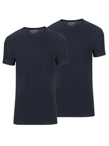 Slater Basic fit ronde hals t-shirt