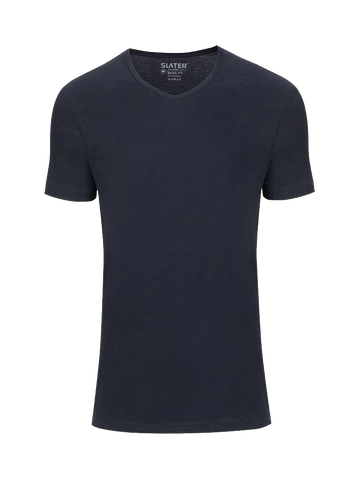 Slater Basic fit v-hals t-shirt