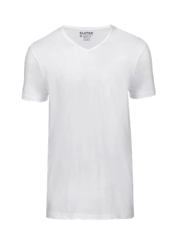 Slater Basic fit v-hals t-shirt 7600