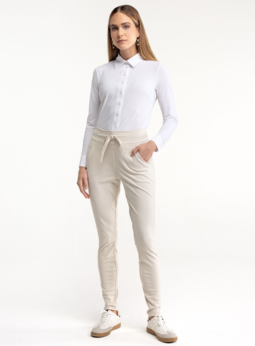 Studio Anneloes Downstairs bonded trousers 94803