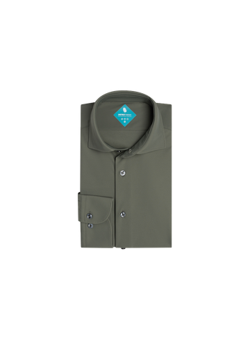 District Indigo Overshirt pique shirt