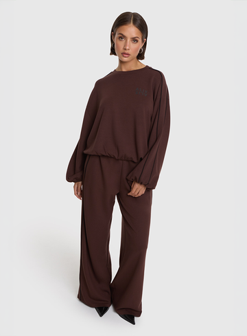 Alix the label Sweater Piping