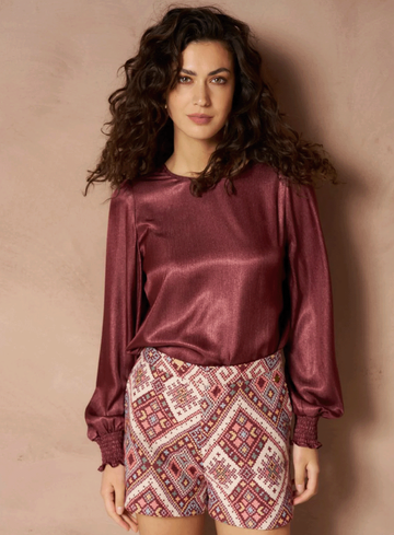Lofty Manner Top Isli RI08.1 - Top Isli - Smock Sleeve