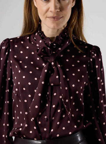 Label Dot Blouse Amai