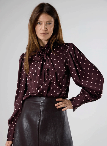 Label Dot Blouse Amai