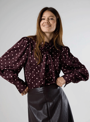 Label Dot Blouse Amai