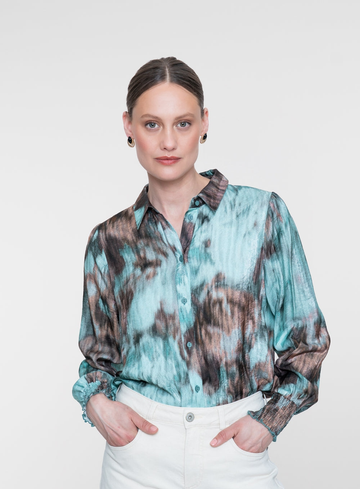 Geisha Jeans Blouse 63658-20