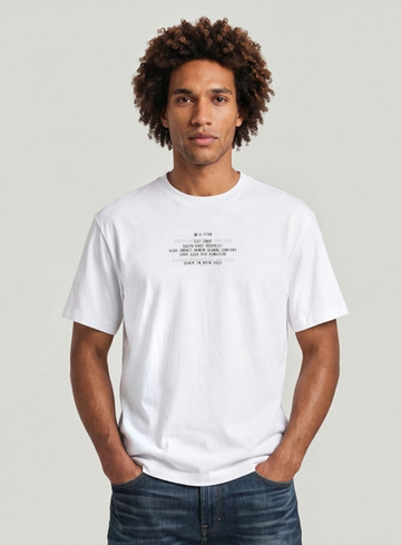 G-Star T-shirt Multi Text Relaxed D30098-336