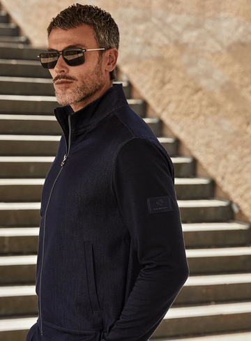 Blue Industry Overshirt tivoliw26.m15