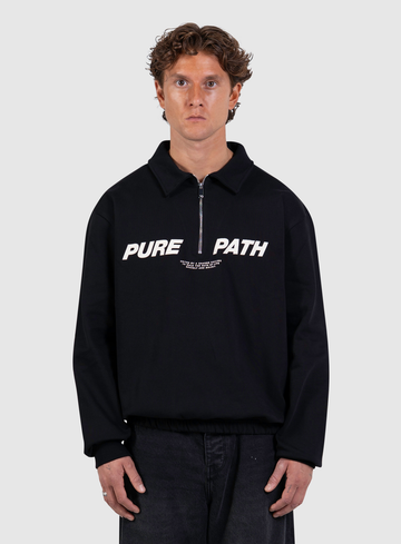 Pure Path Half-zip polo sweater 26030311