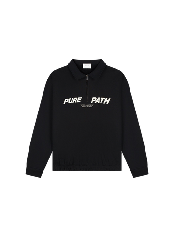 Pure Path Half-zip polo sweater 26030311