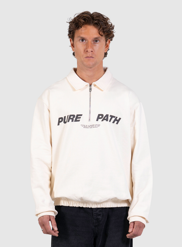 Pure Path Half-zip polo sweater 26030311