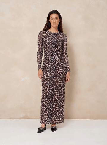 Lofty Manner Jurk Isani RK23 - Dress Isani - Maxi Abstract Print