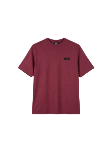 ONE T-shirt Landscape View cranberry tee
